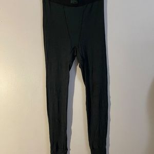 Skims Green corded leggings